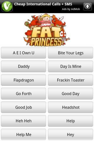 Fat Princess Soundboard Lite截图4