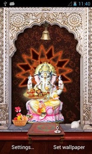 Ganesha Ji Temple 3d Lwp截图3