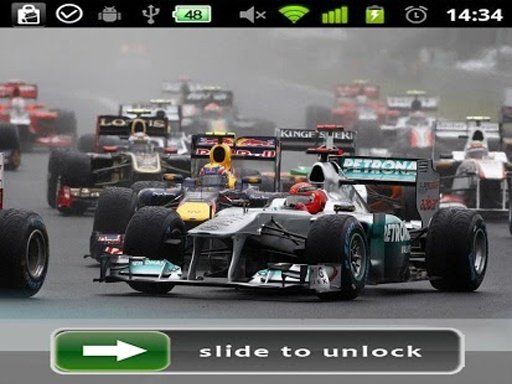 2014 F1 Racing Lock Screen Wallpaper截图5