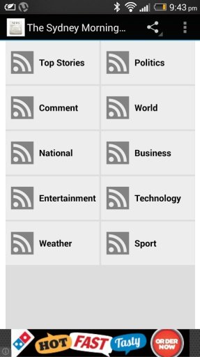 Sydney Morning Herald RSS截图1