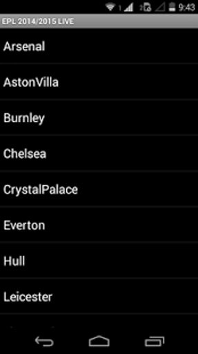 EPL 2014/2015 LIVE截图7