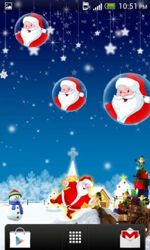 Dancing Santa Wallpaper截图3