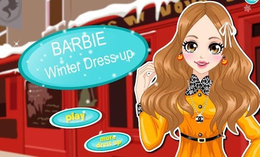 barbie winter dressup截图1