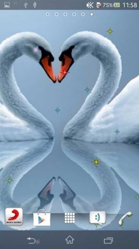 Swan Live Wallpaper截图3