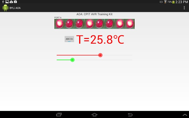 AVR Trainer Android Interface截图1