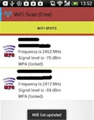 WiFi 扫描截图1