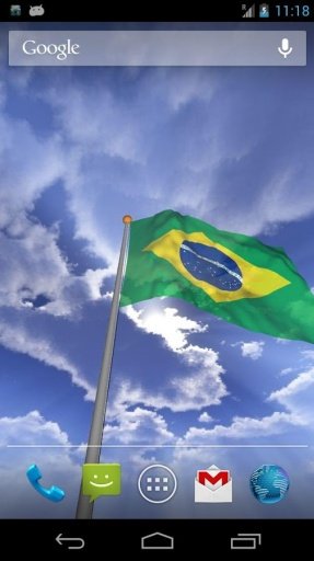 Real Brazil Flag Free截图9