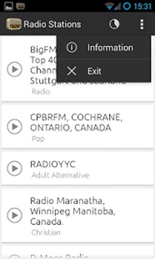 Canada Radio Stations截图3