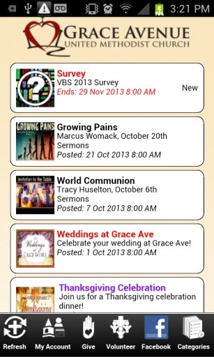 Grace Avenue UMC Mobile App截图3