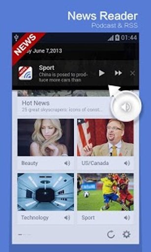 News Reader: Podcast &amp; RSS截图6