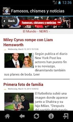 Famosos, chismes y noticias截图4