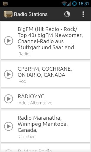 Canada Radio Stations截图5