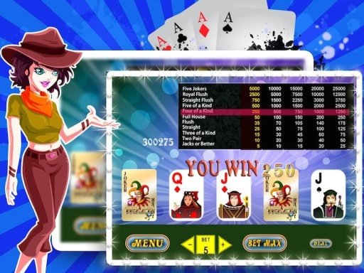 Free Video Poker Game截图3