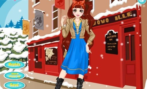 barbie winter dressup截图4