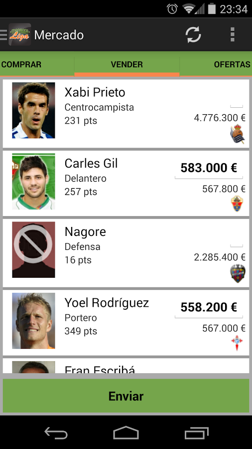 ManagerLiga - Fútbol 2014/15截图8