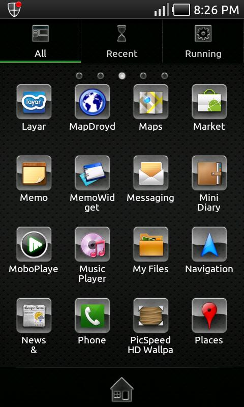 Glass Metal Theme Go Launcher截图1