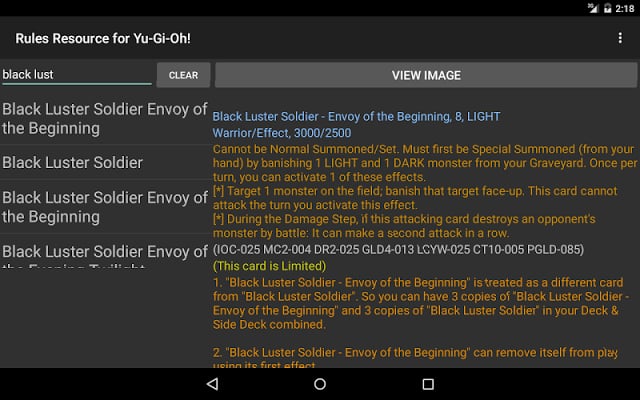 Rules Resource for Yu-Gi-Oh!截图3