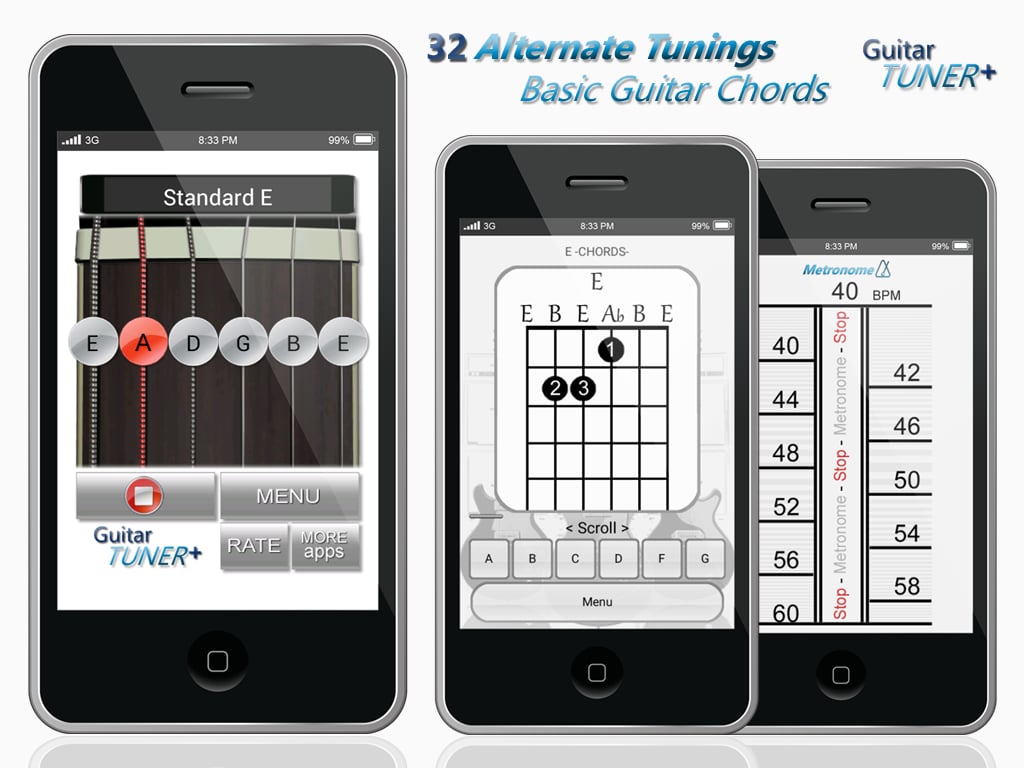 TPV Guitar Tuner截图1