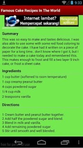 Cake Recipes Worldwide截图1