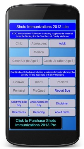 Shots Immunizations 2013 Lite截图5