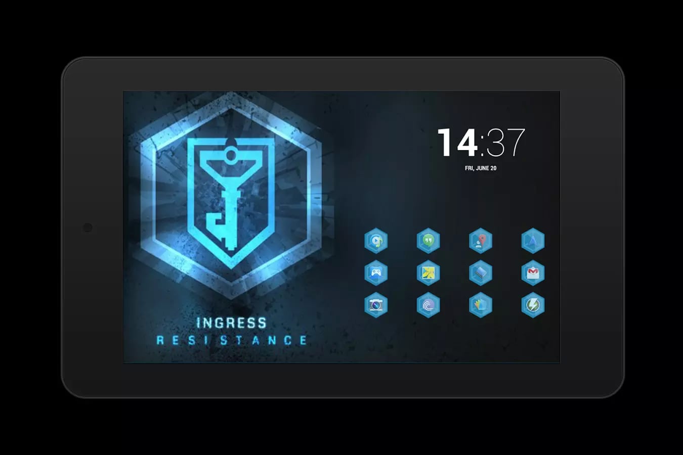 Ingress Blue Icons截图2