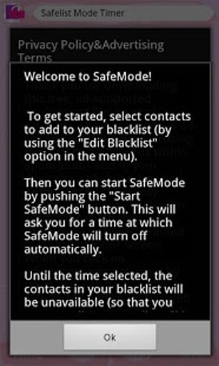 Safelist Mode Timer截图8