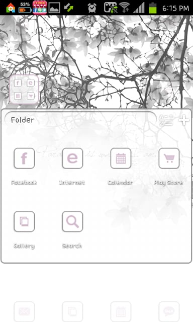 Paradise go launcher theme截图3