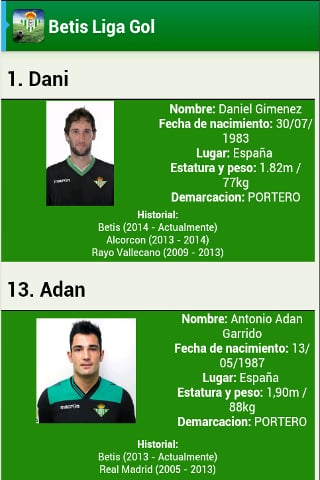 Betis Liga Gol截图3