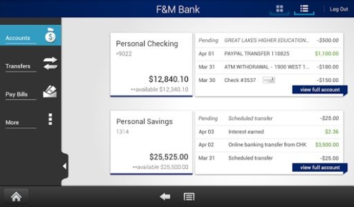 F&amp;M Bank - Mobile截图7