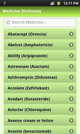 Medicine Dictionary Lite截图7