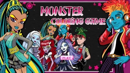 Monster Coloring Game截图4