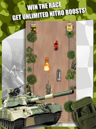 Army Truck Road rage race截图4