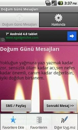 Doğum G&uuml;n&uuml; Mesajları截图8