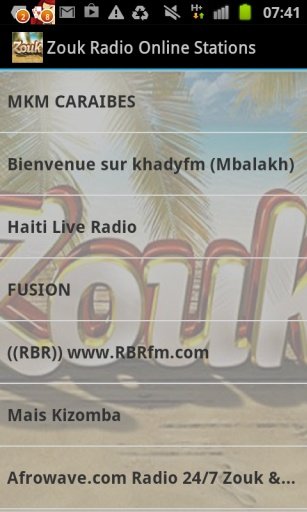 Zouk Radio Online Stations截图2