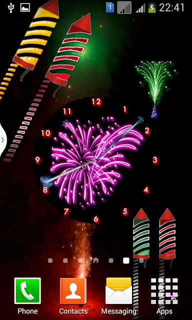 Sparks Analog Diwali Clock截图7