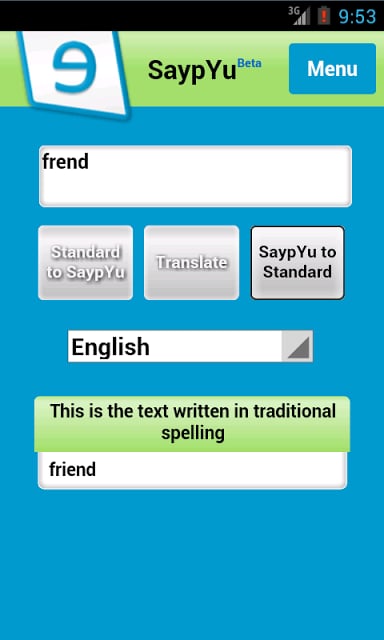 SaypYu Language Pronunciation截图1