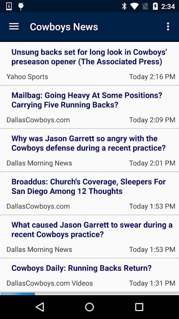 Football News - Cowboys截图2