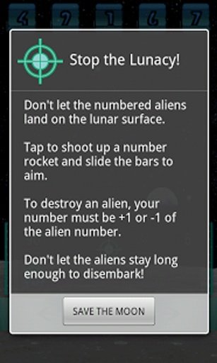 Moon Mania (Space Math Game)截图5