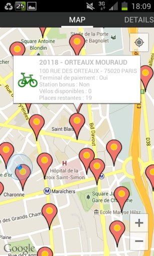 Bike Info - Velib , Velo'V ,..截图4