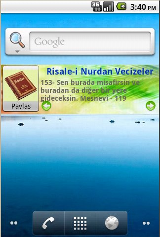 Risale-i Nur Vecizeler Widget截图1