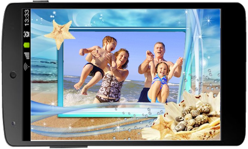 Summer Beach Photo Frame截图4