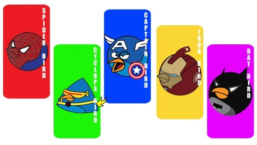 Angry Superheros Bird Game截图1