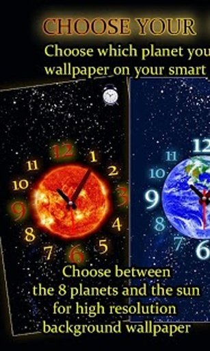 Choose Your Planet Clock LWP截图11