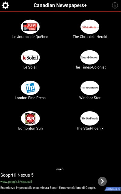 Canadian Newspapers Plus截图2