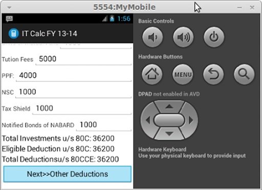 INCOME TAX CALCULATOR FY 13-14截图2