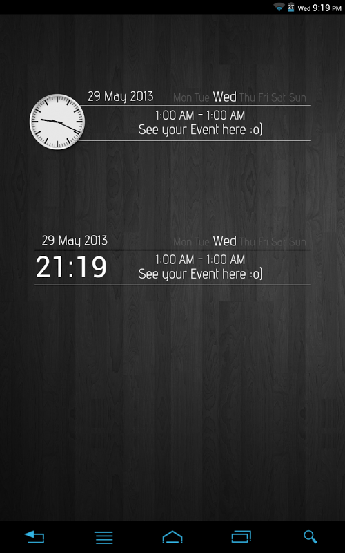 Event Clock - UCCW Skin截图5