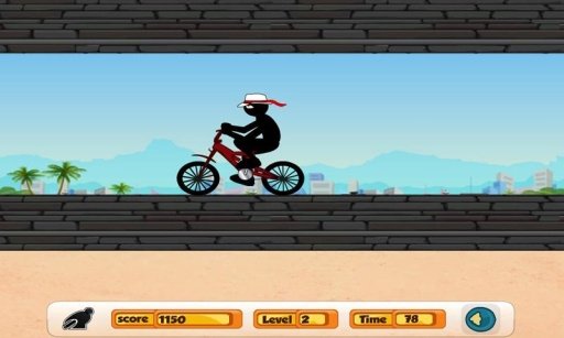 Stunt Dirt Bike -Stickman Rush截图8