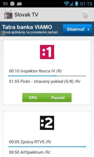 Slovak TV 2截图2