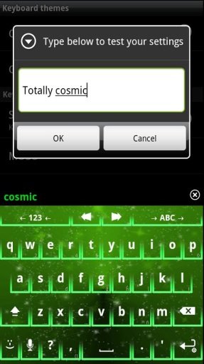 Cosmic - Green Theme截图3