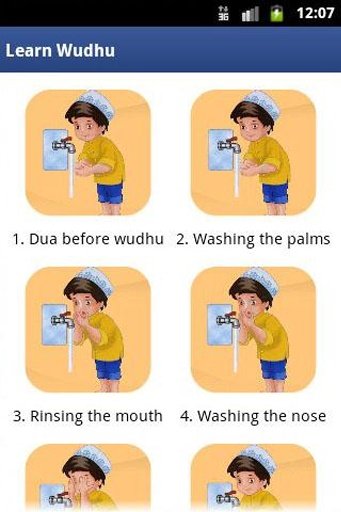 Learn Wudhu (Ablution)截图2